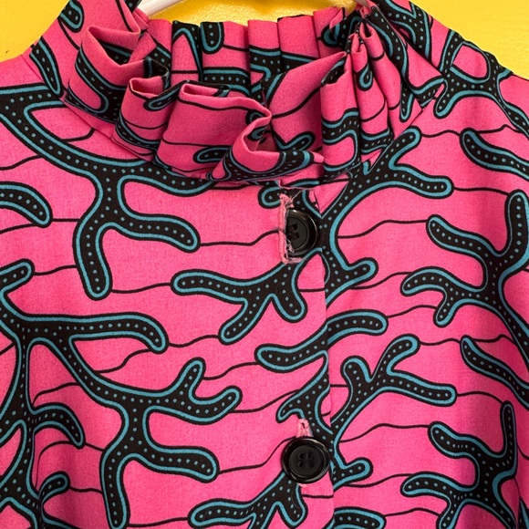 Pink and Black Maxi Dress - Picture 4 of 6